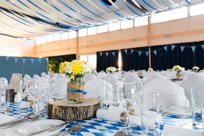Outdoor wedding venue