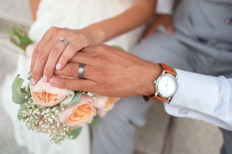 Wedding ceremony setup with elegant decorations